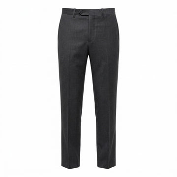 Premium Flat-Front Wool Trousers